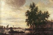 Saloman van Ruysdael The Ferryboat France oil painting artist